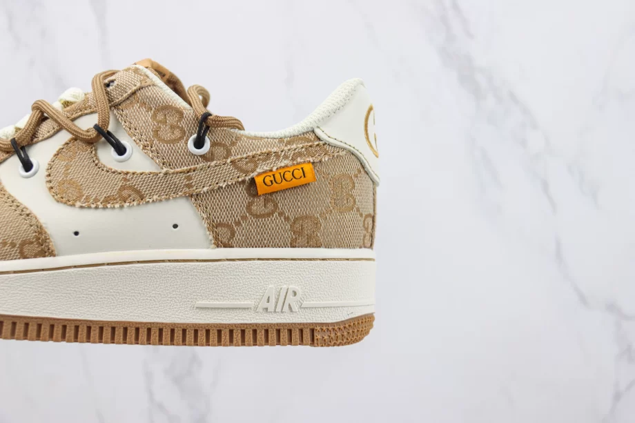 Gucci x Nike AF1 07 Low Brown Gold - AF102