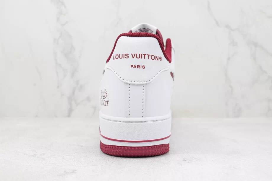 LV x Nike AF1 Low White Red 'The North Face' - AF044