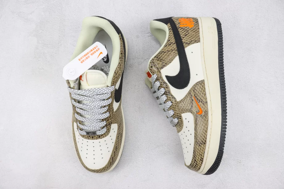 Nike Air Force 1 Low White Snake Brown Skin - AF081