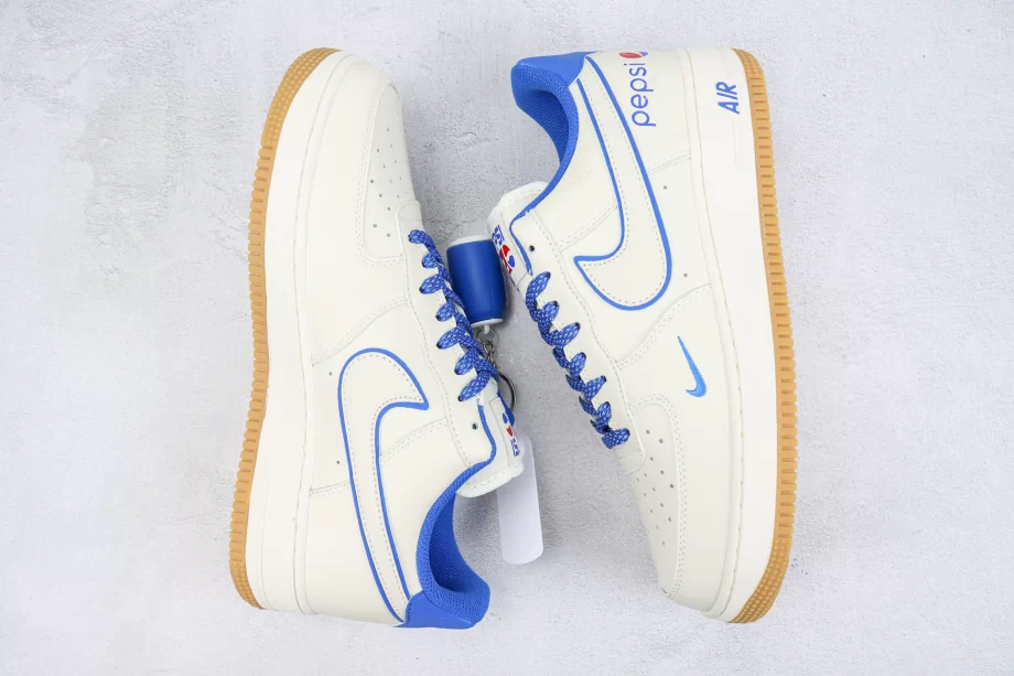 AF1 Low Pepsi White Royal Blue University Red - AF112