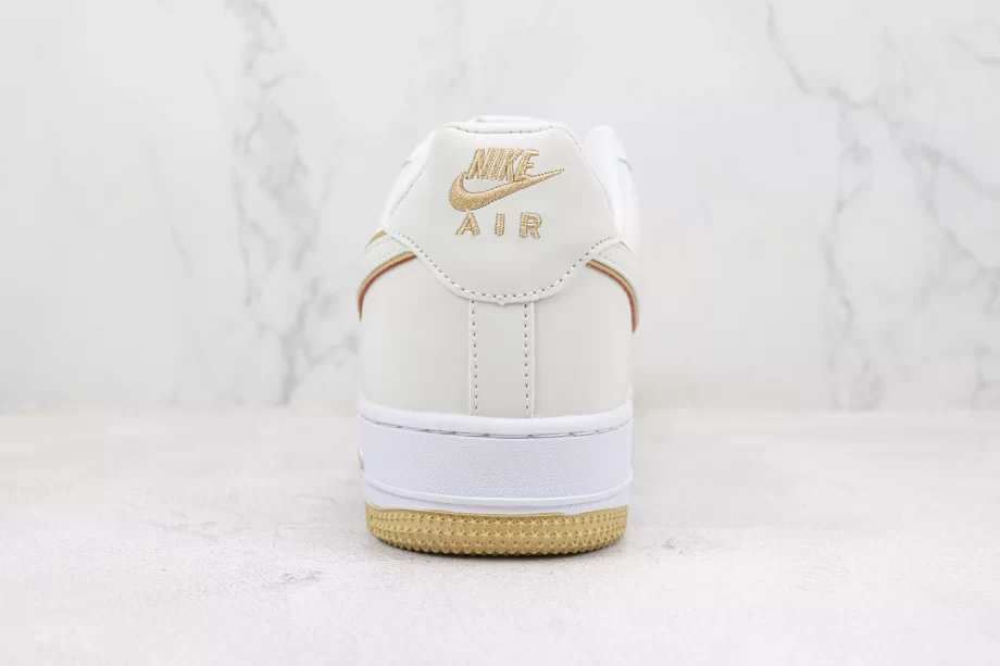 Nike Air Force 1 White Bronzine - AF050