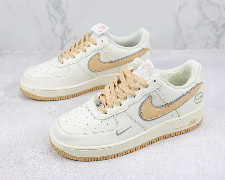 Nike Air Force 1 Low White Rattan 'Hoops' - AF078