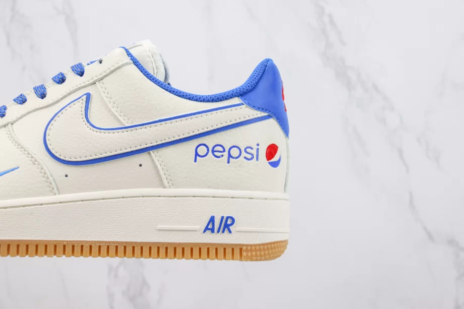 AF1 Low Pepsi White Royal Blue University Red - AF112