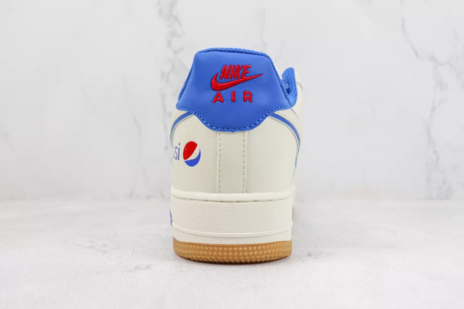 AF1 Low Pepsi White Royal Blue University Red - AF112