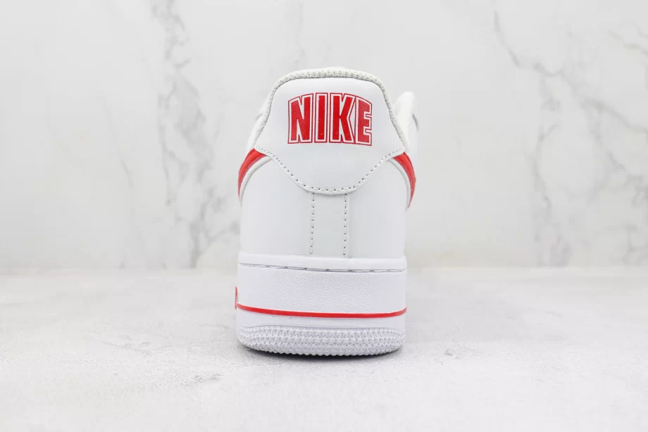 Nike Air Force 1 Low White Gym Red (GS) Kids' - AF057