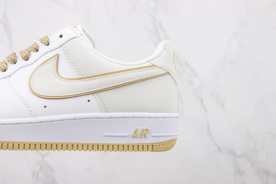 Nike Air Force 1 White Bronzine - AF050