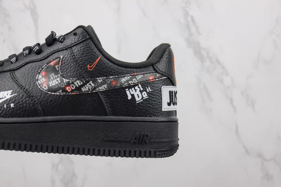 Nike AF1 07 Premium 'JUST DO IT' Black - AF127