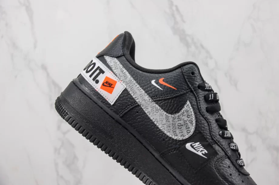 Nike AF1 07 Premium 'JUST DO IT' Black - AF127