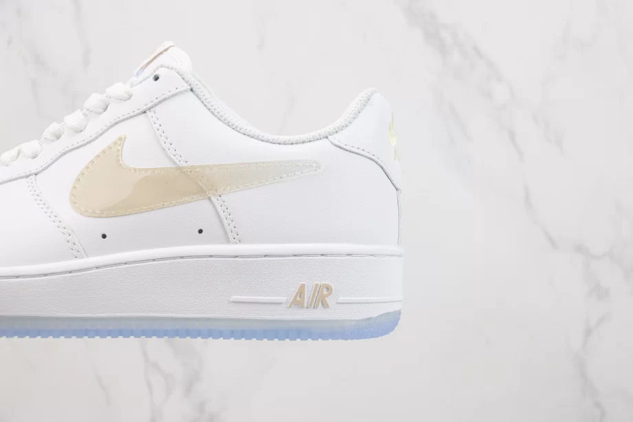 Nike Air Force 1 07 Low White Gold Blue - AF118