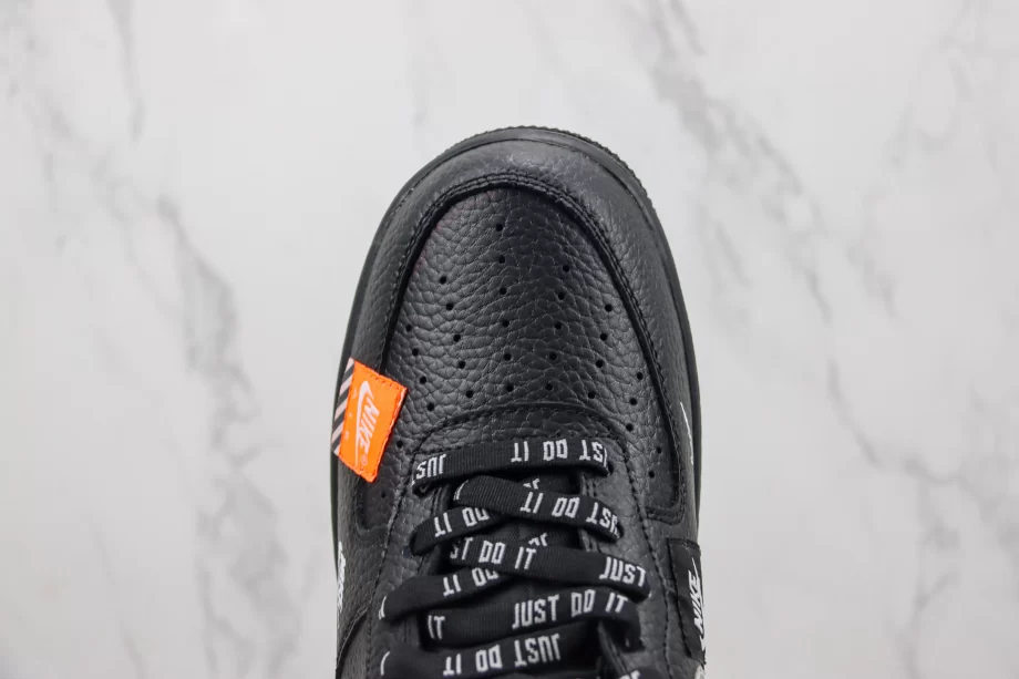 Nike AF1 07 Premium 'JUST DO IT' Black - AF127