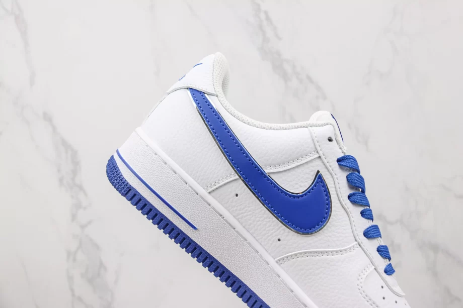 Nike Air Force 1 Low White Blue Custom - AF054