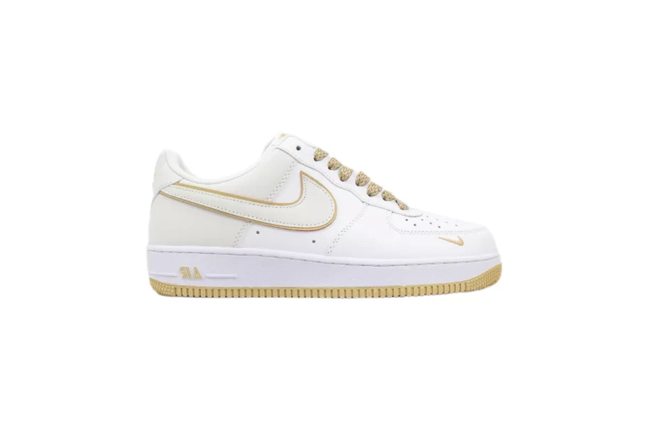 Nike Air Force 1 White Bronzine - AF050