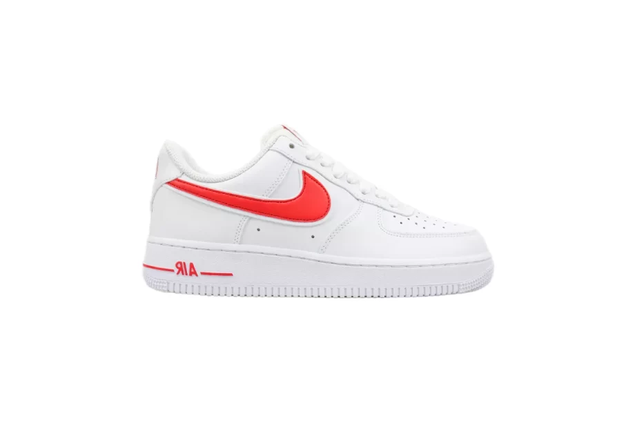 Nike Air Force 1 Low White Gym Red (GS) Kids' - AF057