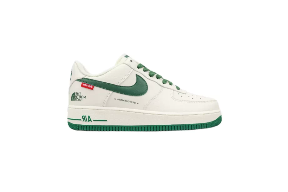 Nike AF1 Low Supreme White and Green - AF074