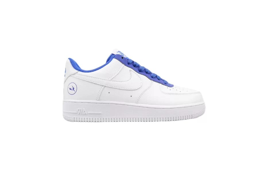 Fragment Design x Nike AF1 07 Low White Navy Blue