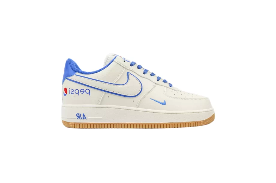 AF1 Low Pepsi White Royal Blue University Red - AF112