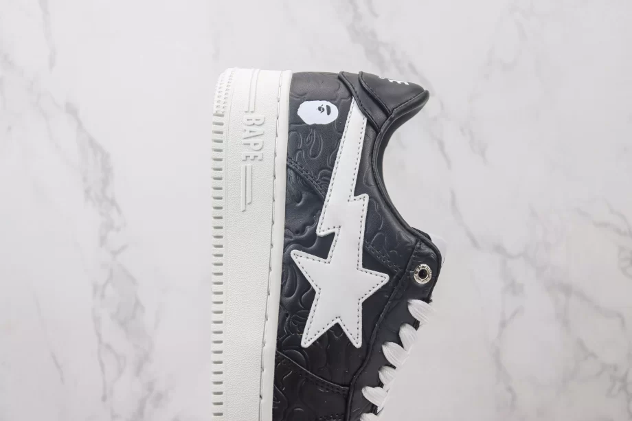 Bape 3 Line Camo Black Bapestas - AF144