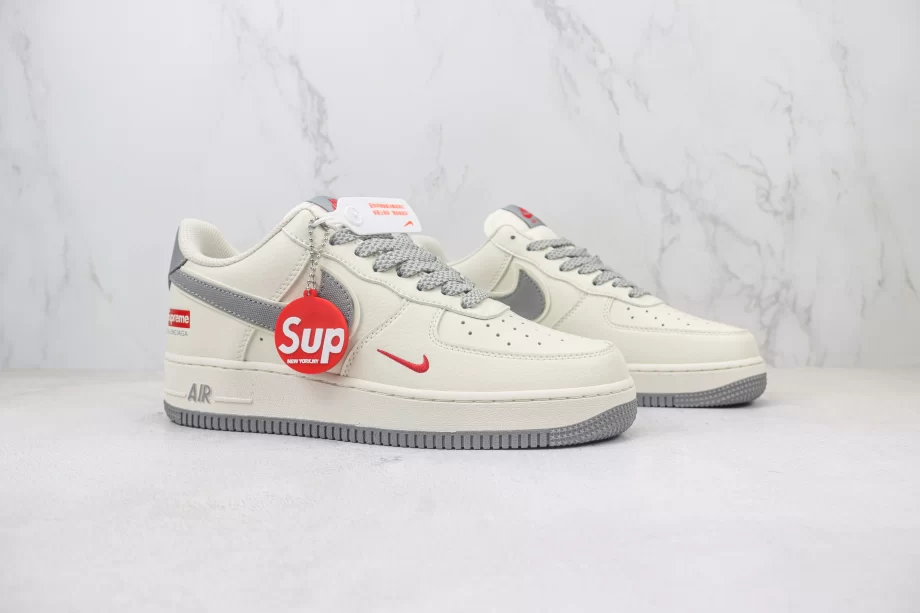 Nike Air Force 1 White Grey " Supreme Balenciaga" - AF162