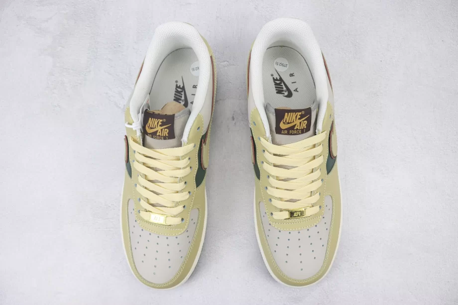 Nike Air Force 1 Low Cream Green Yellow - AF180