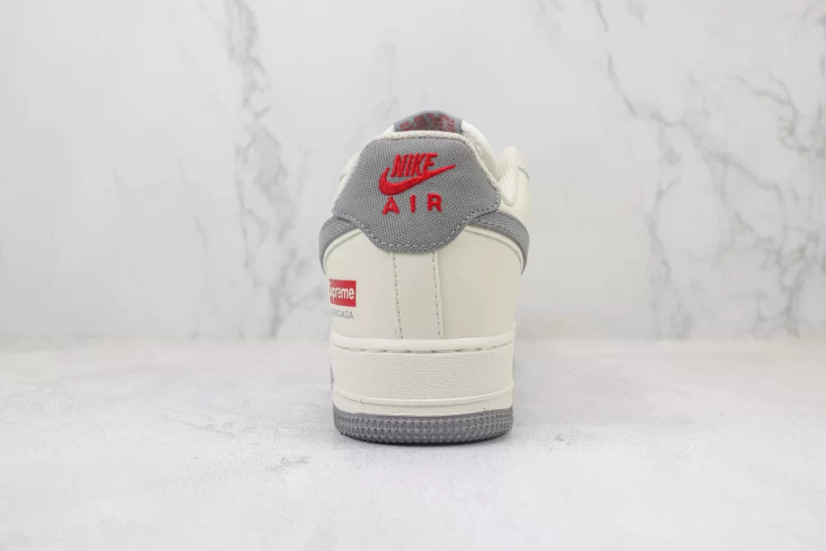 Nike Air Force 1 White Grey " Supreme Balenciaga" - AF162