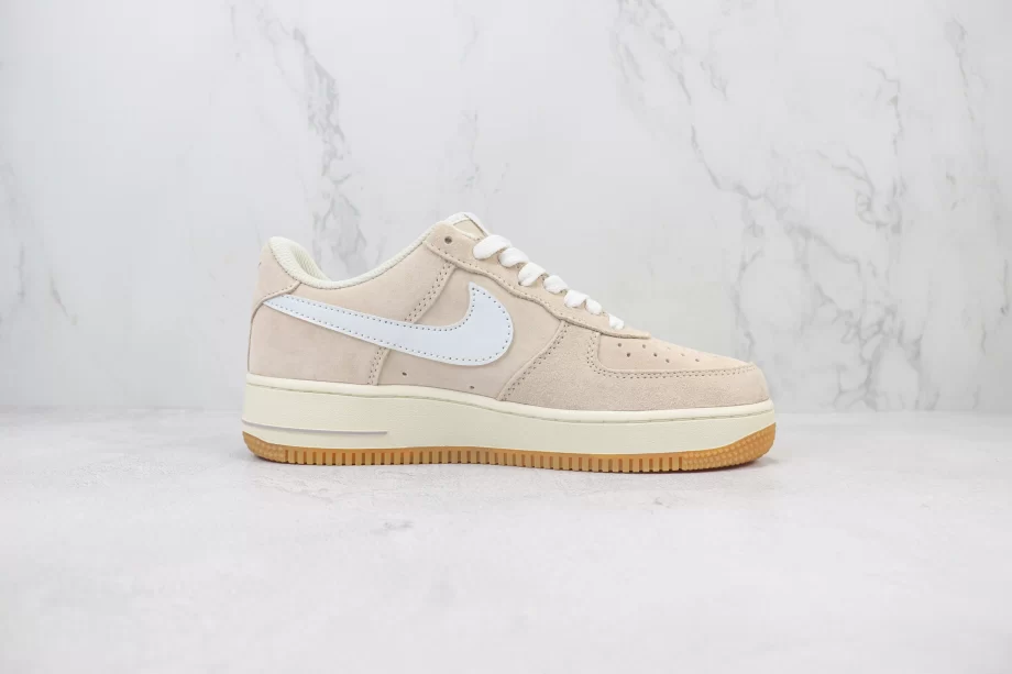 Nike Air Force 1 Low Beige White Swoosh - AF159