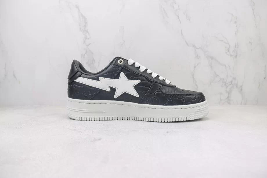 Bape 3 Line Camo Black Bapestas - AF144