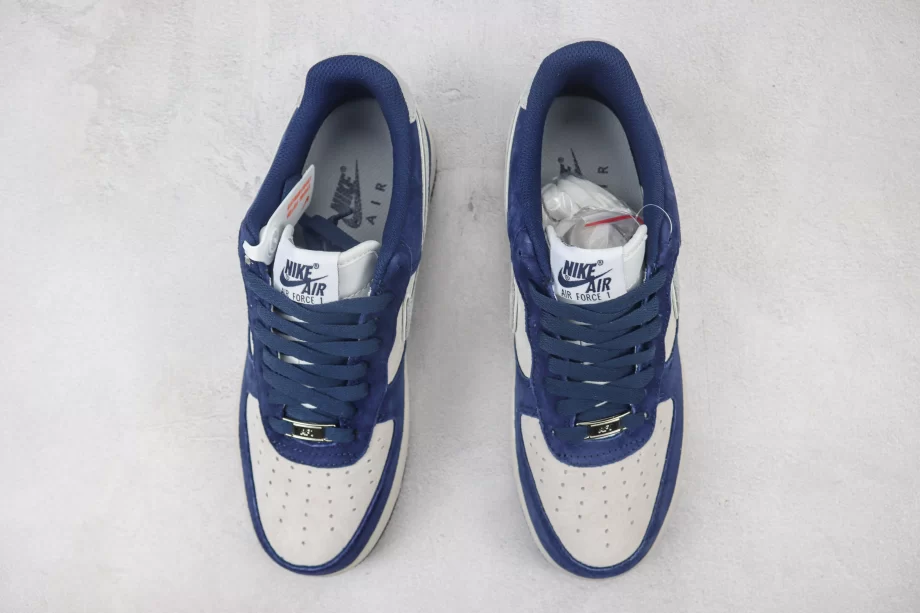 Nike Air Force 1 Low College Cream Midnight Navy - AF134