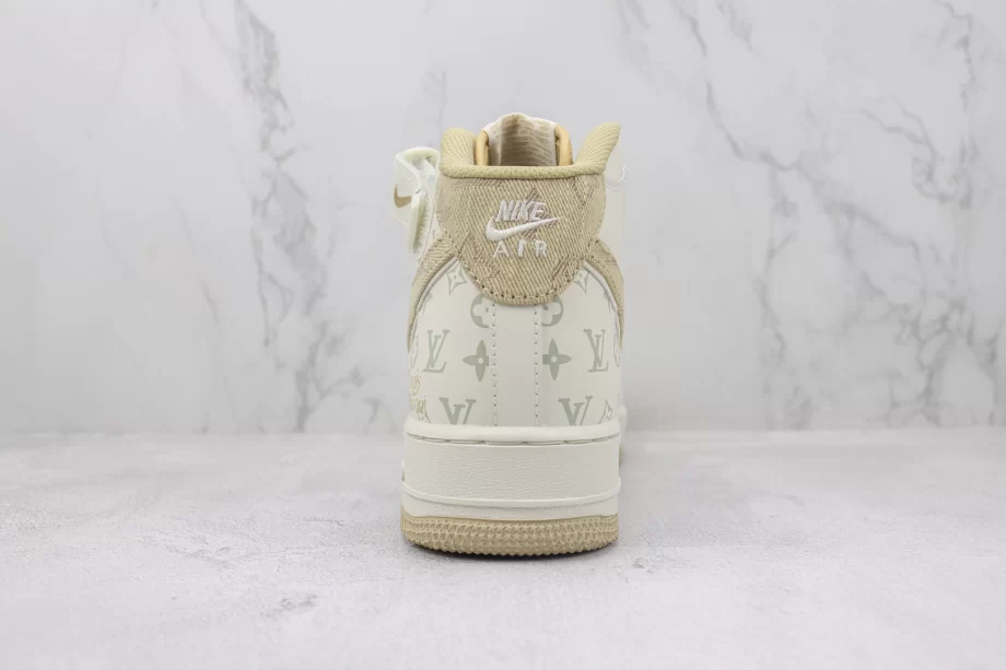 LV x Nike Air Force 1 Mid Light Yellow - AF136