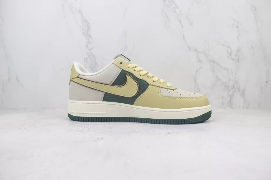 Nike Air Force 1 Low Cream Green Yellow - AF180