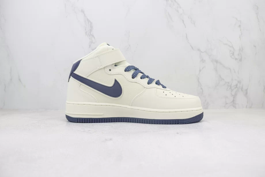 Nike Air Force 1 Mid White Deep Blue - AF171