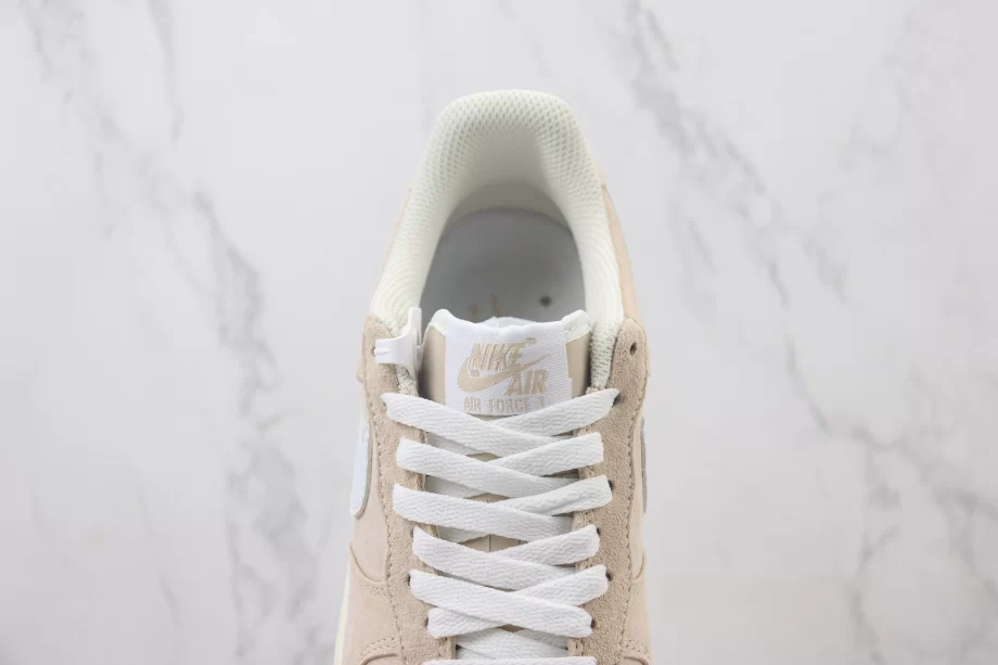 Nike Air Force 1 Low Beige White Swoosh - AF159