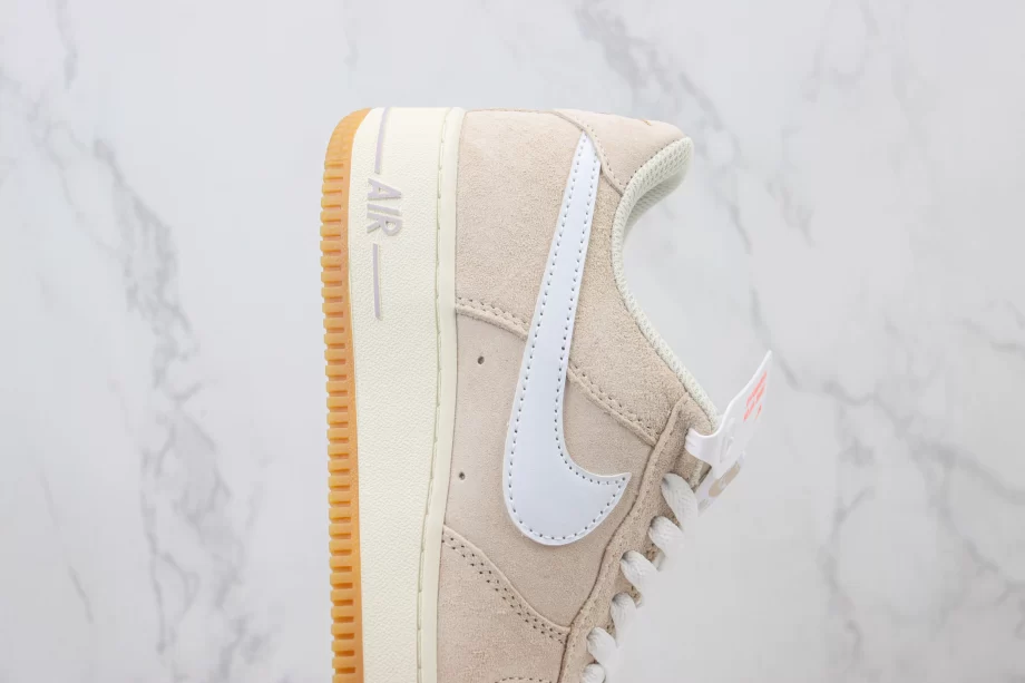 Nike Air Force 1 Low Beige White Swoosh - AF159