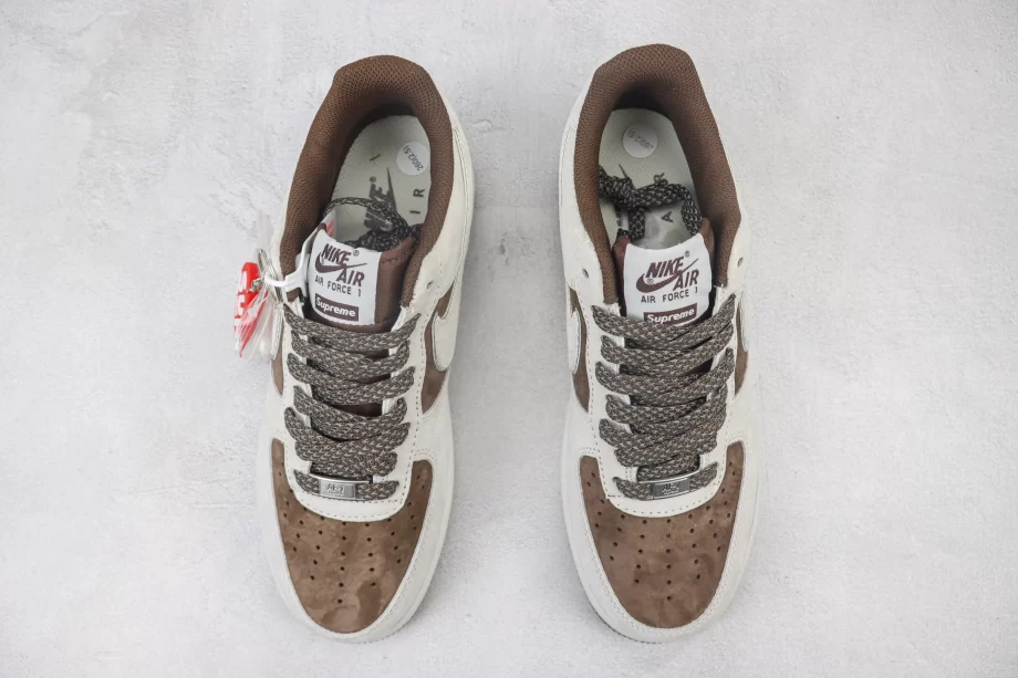 Nike Air Force 1 Low Supreme Cream Brown - AF174