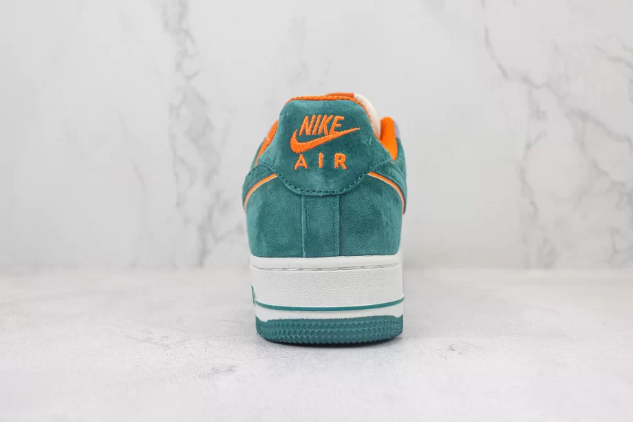 Nike AF1 Low Custom Light Blue and Green - AF166