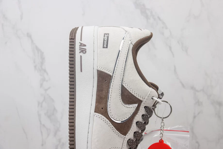 Nike Air Force 1 Low Supreme Cream Brown - AF174