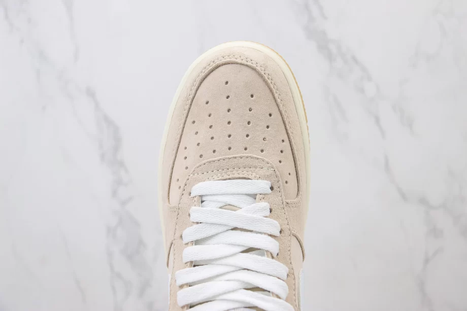 Nike Air Force 1 Low Beige White Swoosh - AF159