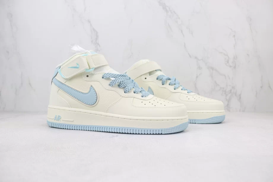 Nike Air Force 1 Mid Rice Ice Blue - AF163