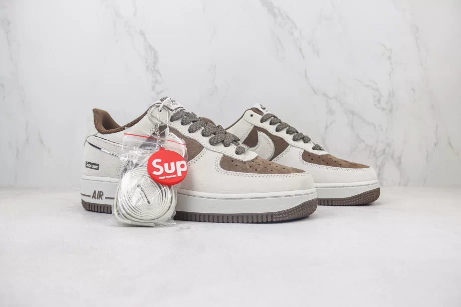 Nike Air Force 1 Low Supreme Cream Brown - AF174