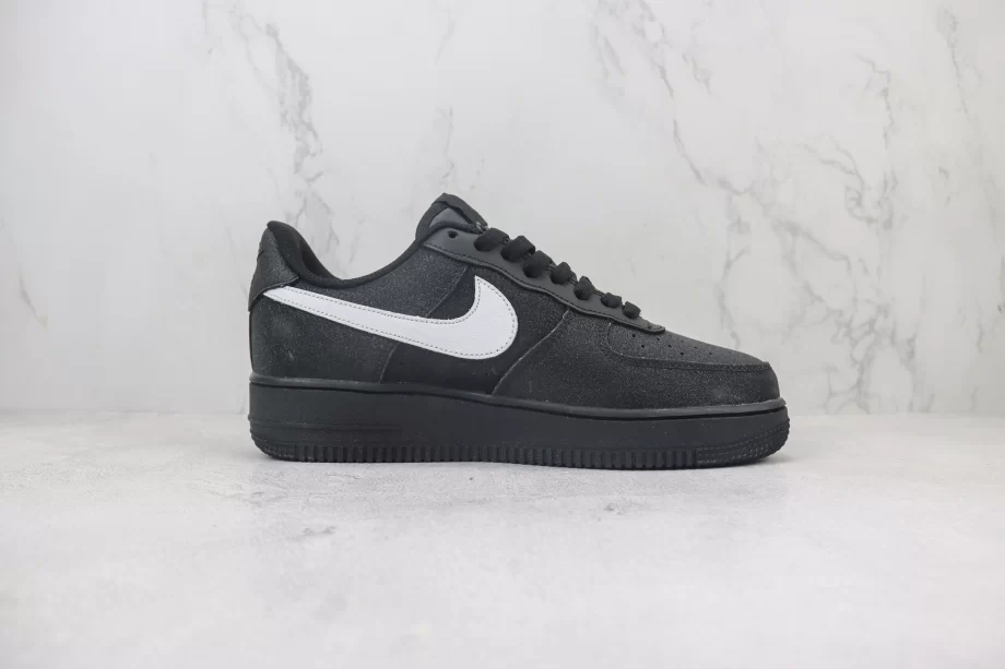 Nike Air Force 1 Low Black White Swoosh - AF167