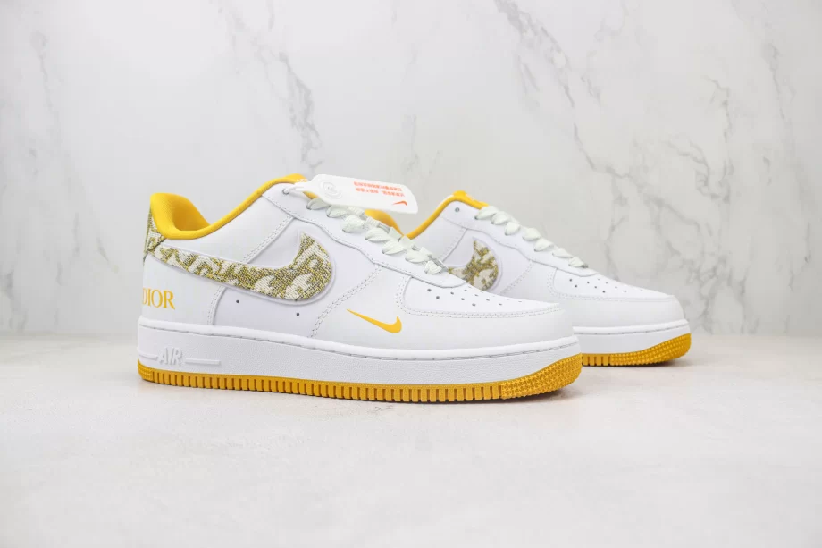 Nike Air Force 1 Low 07 White Yellow Dior - AF148