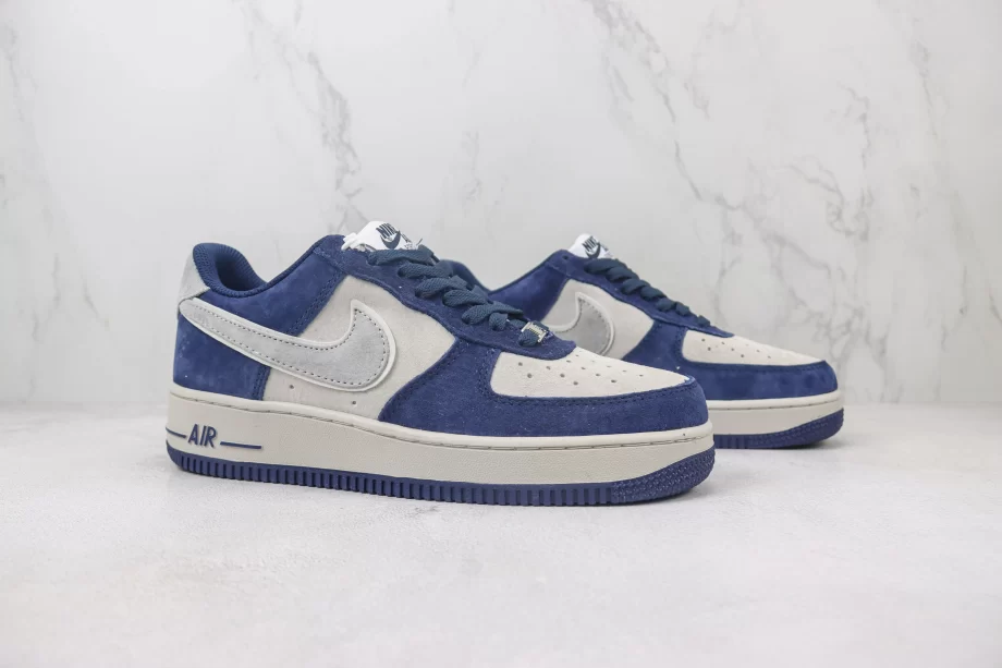 Nike Air Force 1 Low College Cream Midnight Navy - AF134