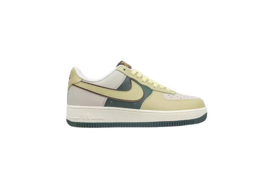 Nike Air Force 1 Low Cream Green Yellow - AF180