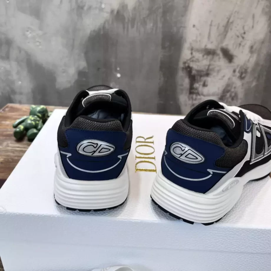 B30 Sneaker Anthracite Gray Mesh with Black, Blue and Dior Gray Technical Fabric - CDO122