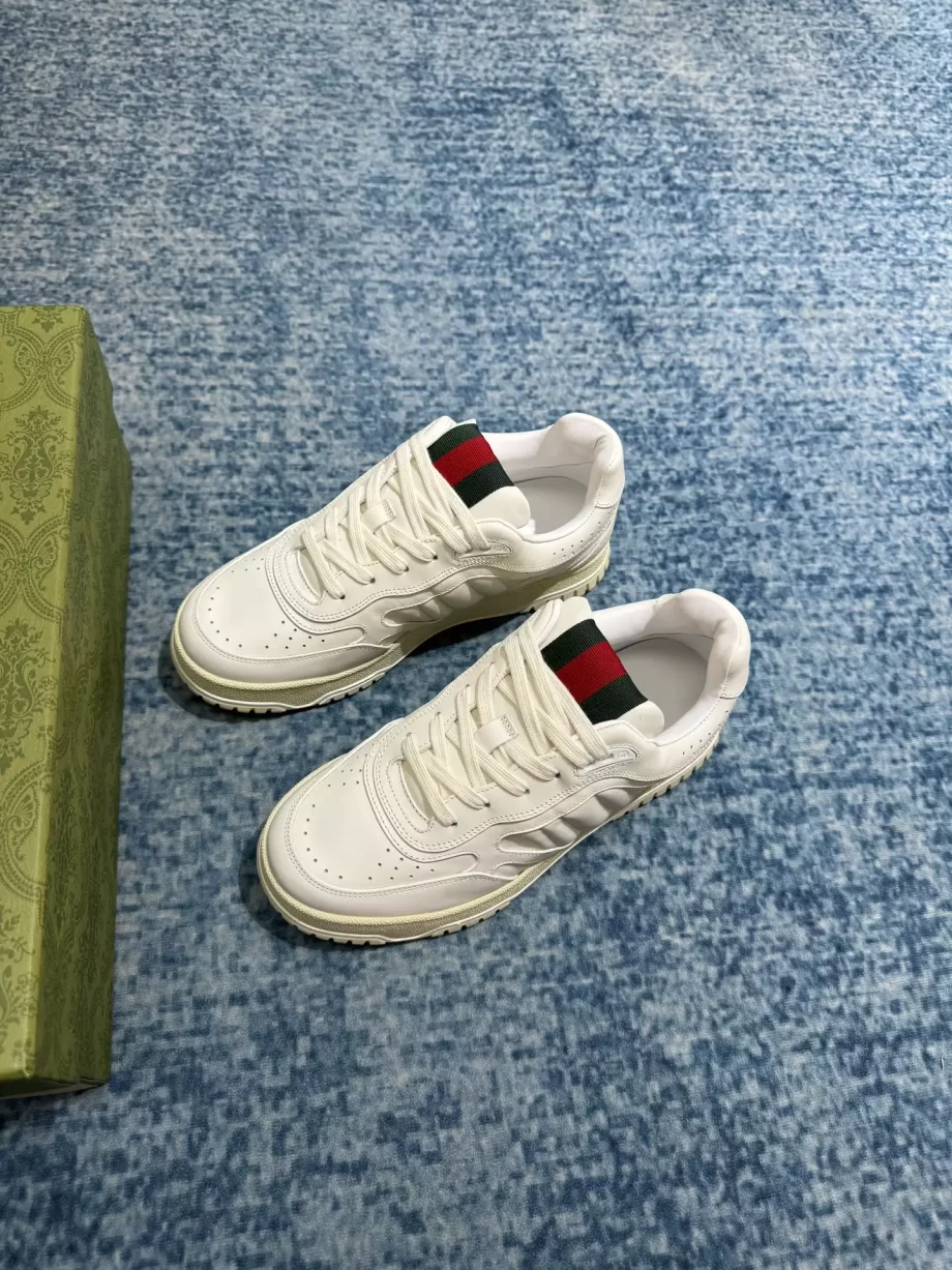 Gucci Re-Web Sneaker White Leather - GCC2023