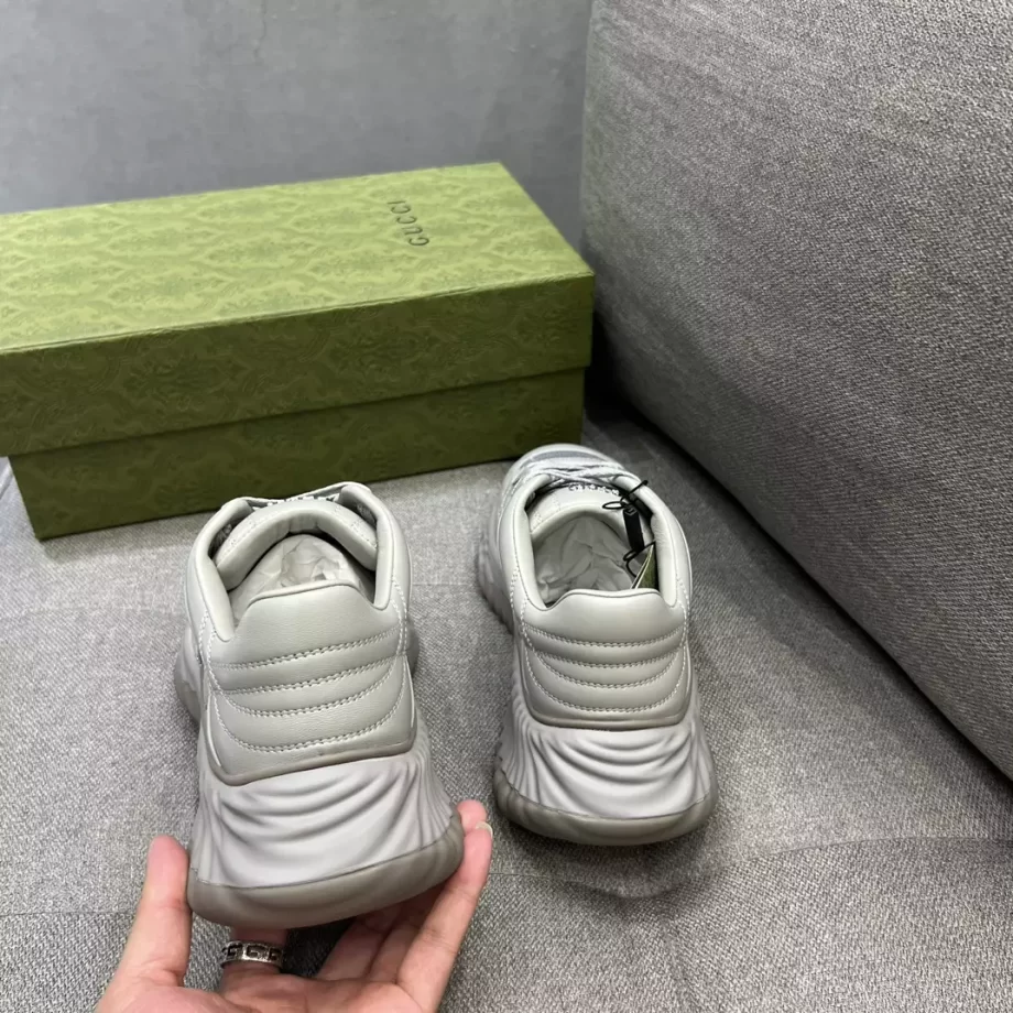 Gucci Ripple Sneaker Grey Leather - GCC207