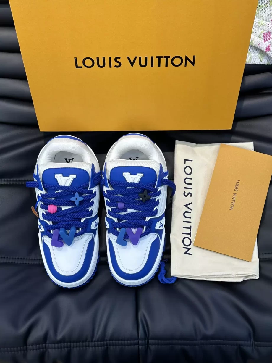 LV Trainer Maxi Sneaker Blue Mix of Materials - LSVT243