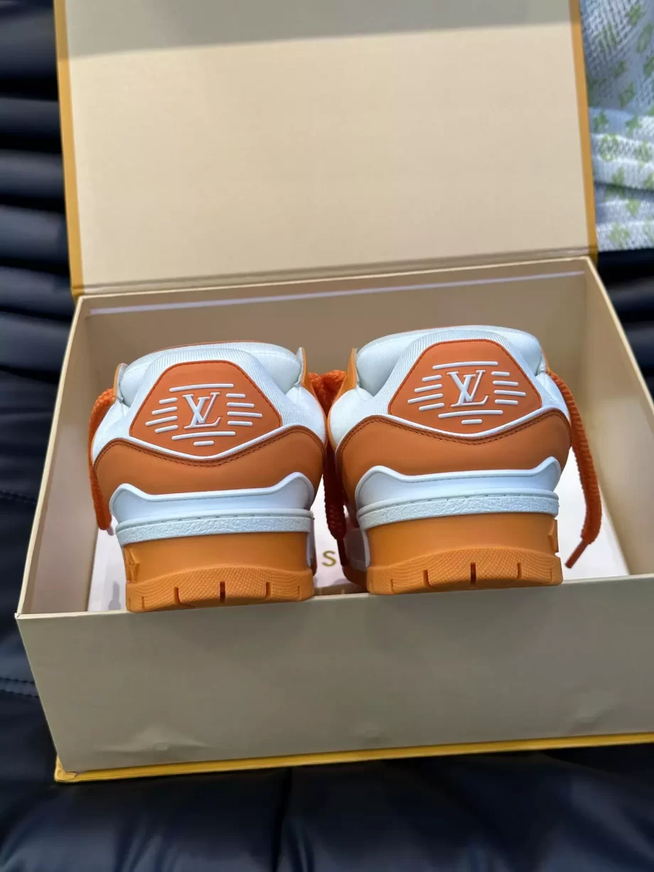 LV Trainer Maxi Sneaker Orange Mix of Materials - LSVT241