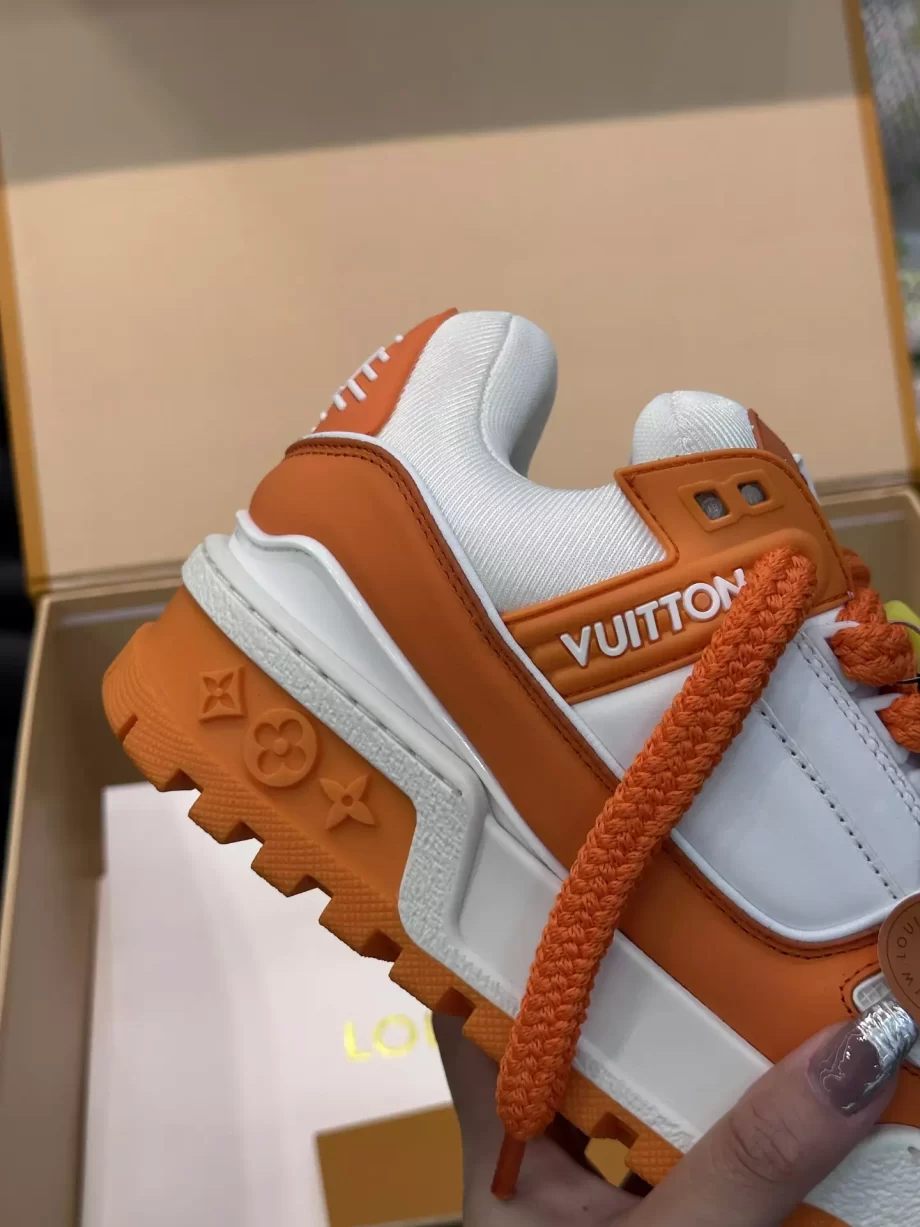 LV Trainer Maxi Sneaker Orange Mix of Materials - LSVT241