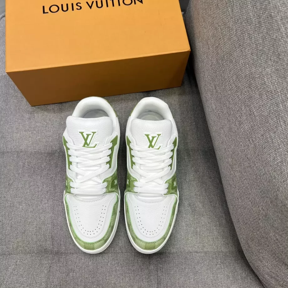 LV Trainer Sneaker Green Damier Canvas - LSVT257