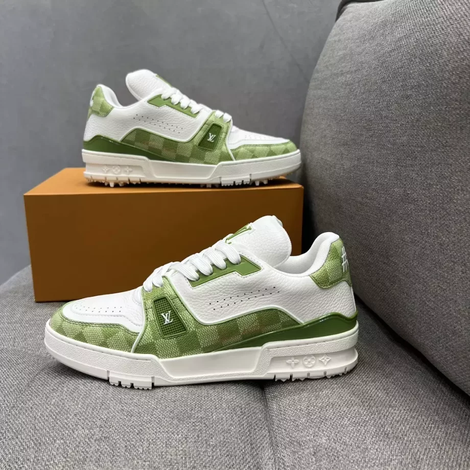 LV Trainer Sneaker Green Damier Canvas - LSVT257